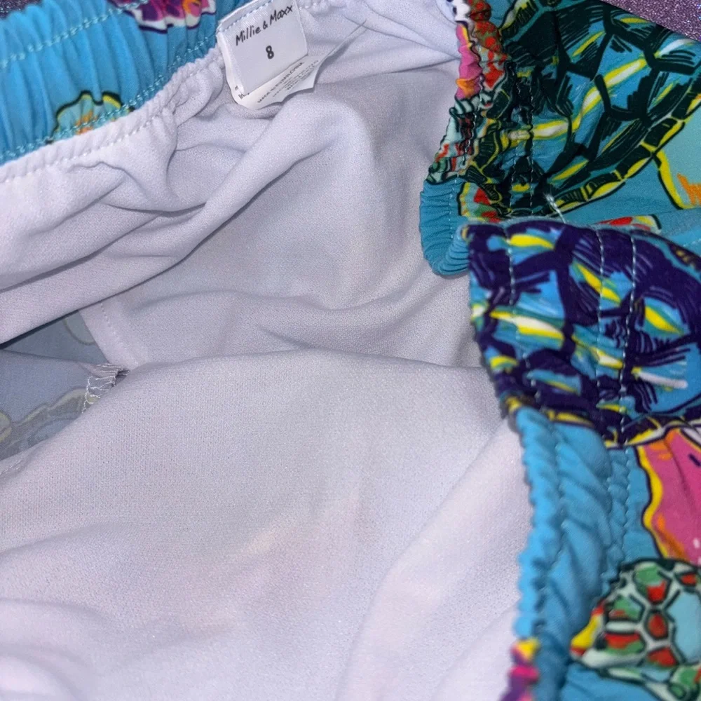 Boys Turtle Millie & Max swim trunks